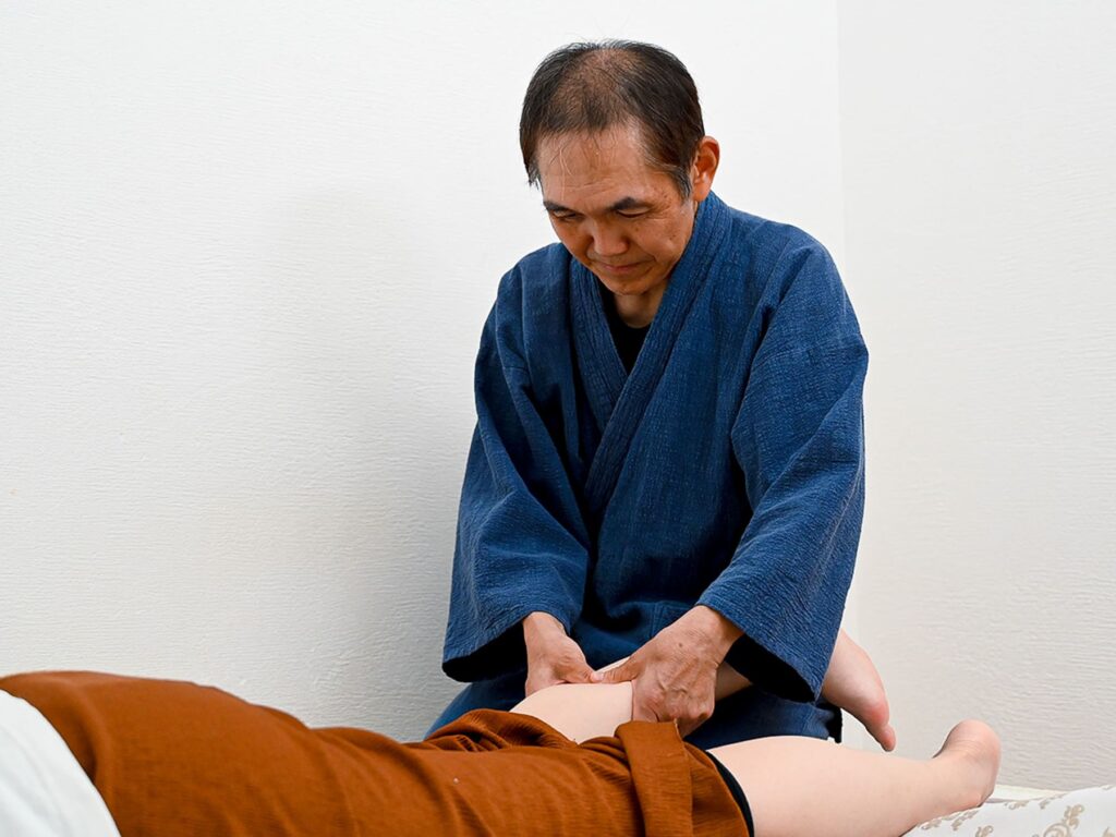 ふくらはぎ施術イメージ